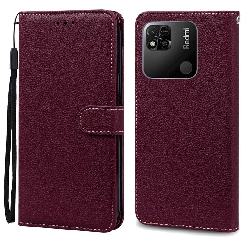 For Redmi 10A Case Wallet Coque For Xiaomi Redmi 10A Case Silicone TPU Leather Wallet Flip Case For Redmi 10A Fundas Coque Shell