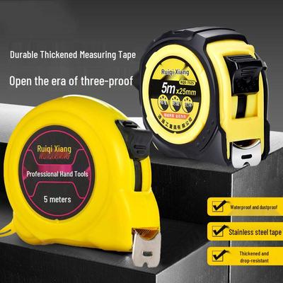 Nerezová svinovací metr - 3m, 5m, 7,5m, 10m, Vodotěsný, Kalibrované pravítko pro domácí použití