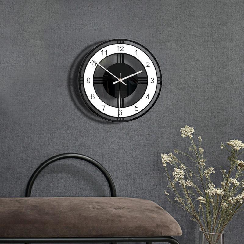 Modern Style Wall Clock Silent Modern Transparent Clocks Quartz Movement Wall Watches Modern Home Wall Decoration Accessories
