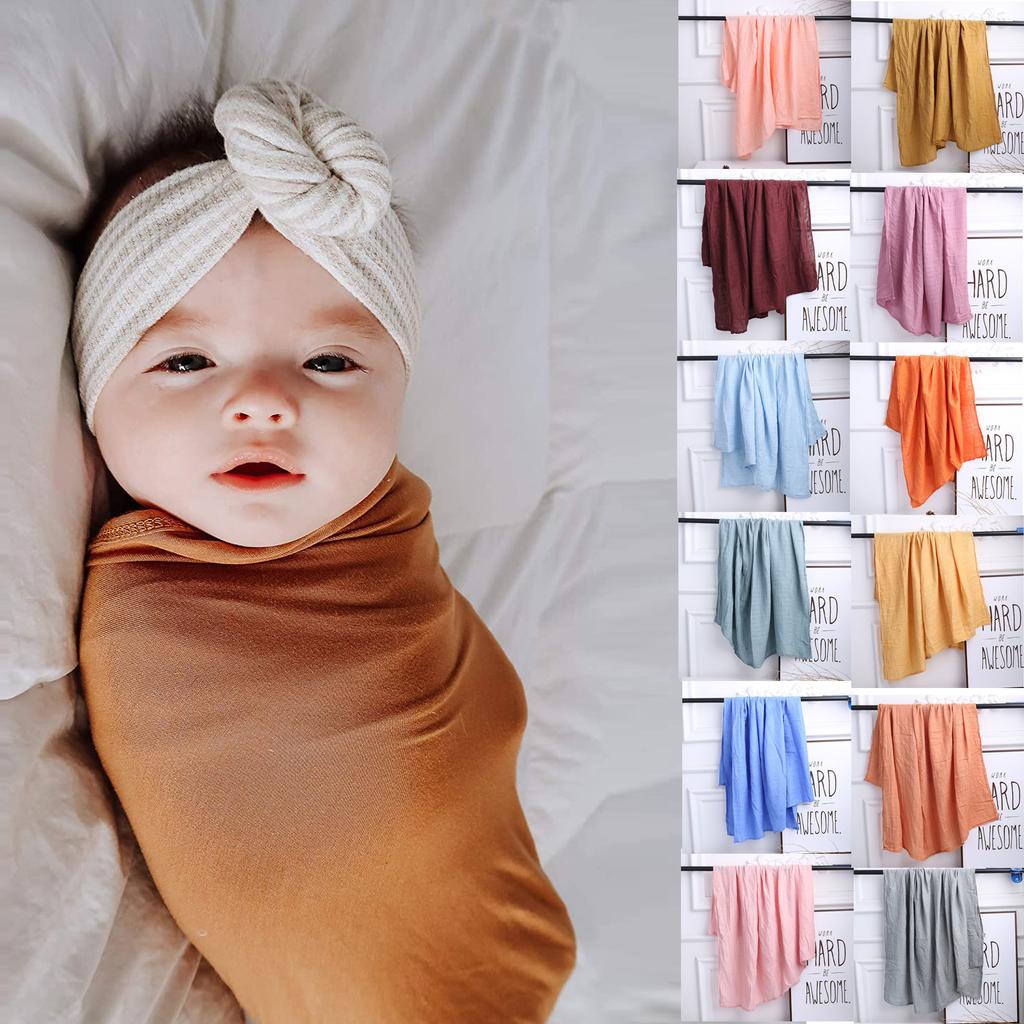 solid color swaddle blankets