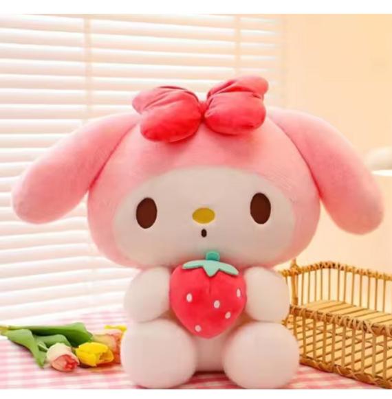 Peluche Sanrio Kawaii Sanrio Kuromi My Melody Cinnamoroll Giocattoli di Peluche Bambola Cuscino Anime Cartone Animato Regali per Bambini Decorazione Stanza Bambole.**