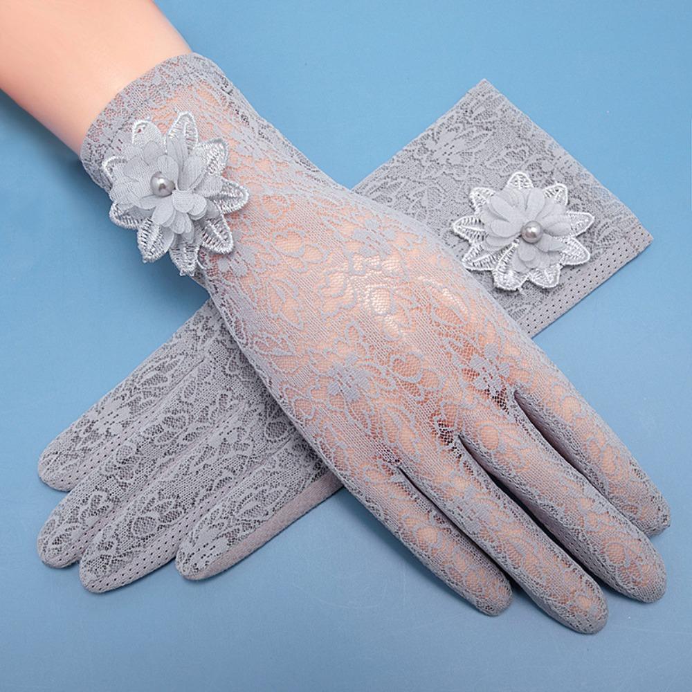 

Full-finger Design Anti Ultraviolet Gloves Lace Summer Sunscreen Gloves Summer Season