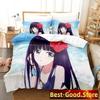 Twin Star Exorcists Bedding Set Cartoon Anime Three-piece Set Adult Kid Bedroom Duvet Cover Sets 3D Print Kawaii Girl Literie