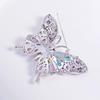 1Pcs Fashionable Versatile Anti-Glare Butterfly Insect Brooch Pin Luxurious Heavy-Duty Full Zircon Butterfly Brooch Accessory