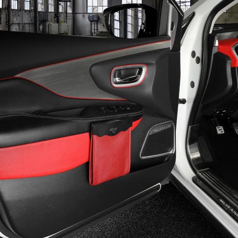 Can Foldable Storage Car Co-Pilot Trash Bag Car Storage And Finishing Supplies Car Trash Can Front-Row Hanging Trash