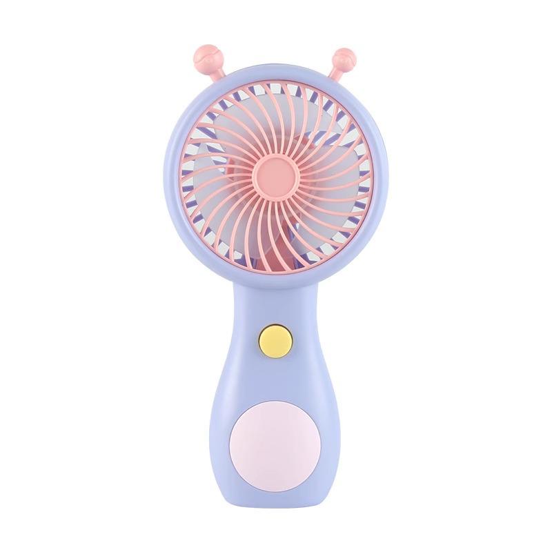 USB Rechargeable Cute Snail Mini Fan: Silent, Handheld, Desktop & Portable for Students