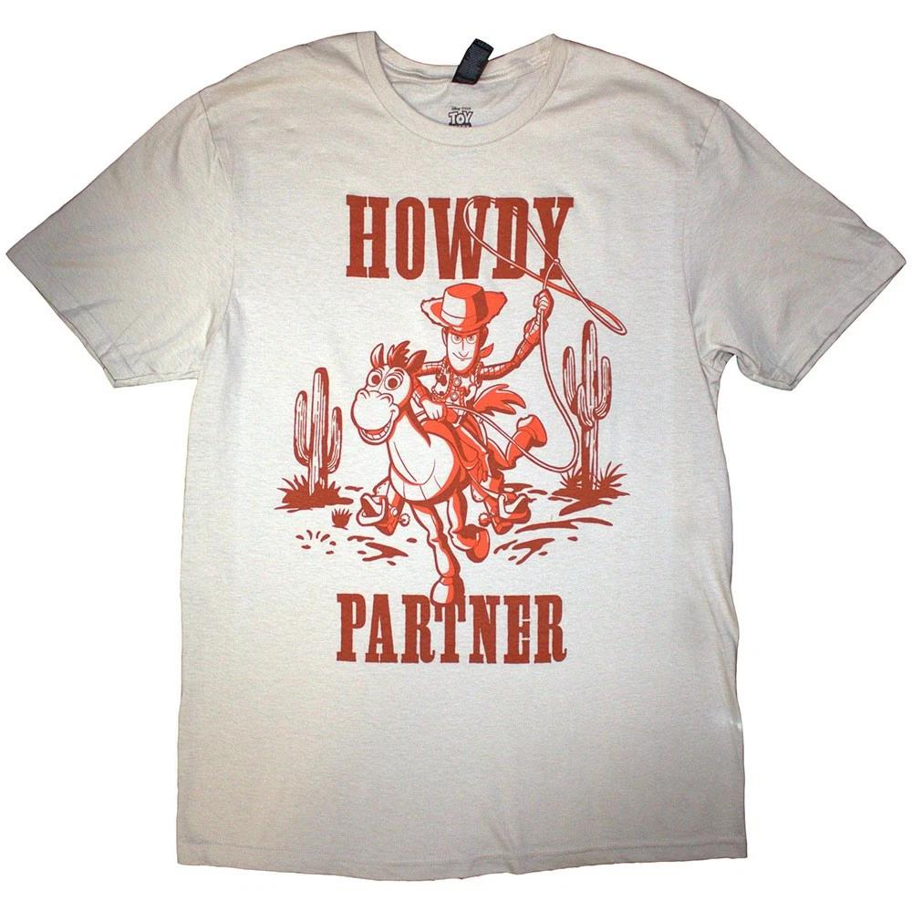 Toy Story Woody Howdy Partner 100% Cotton T-shirt Mens Womens Tees Top 3XL