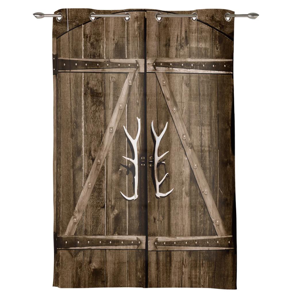 Medinė durų rankena Užuolaidos miegamajam, svetainei, užuolaidos, virtuvė, vaikų kambarys, langų užuolaida, modernus namų dekoras