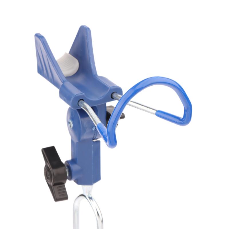 1Pc 360 Degree Adjustable Aluminum Alloy Fishing Rod Holder Folding Fish Pole Stand For Fishing Ground Support