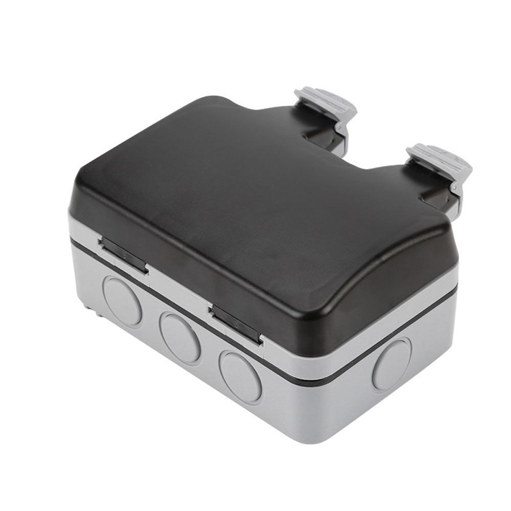 Buy IP66 Weatherproof Waterproof Outdoor Wall Power Socket 16A Double ...