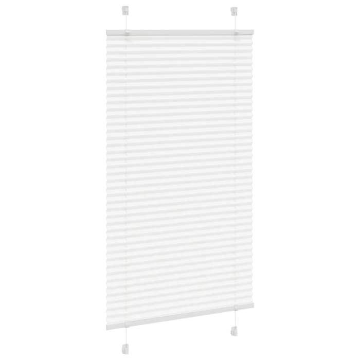 VidaXL Store plissé blanc 70x150 cm largeur du tissu 69,4 cm polyester, store plissé de fenêtre, store accordéon, store 4015494