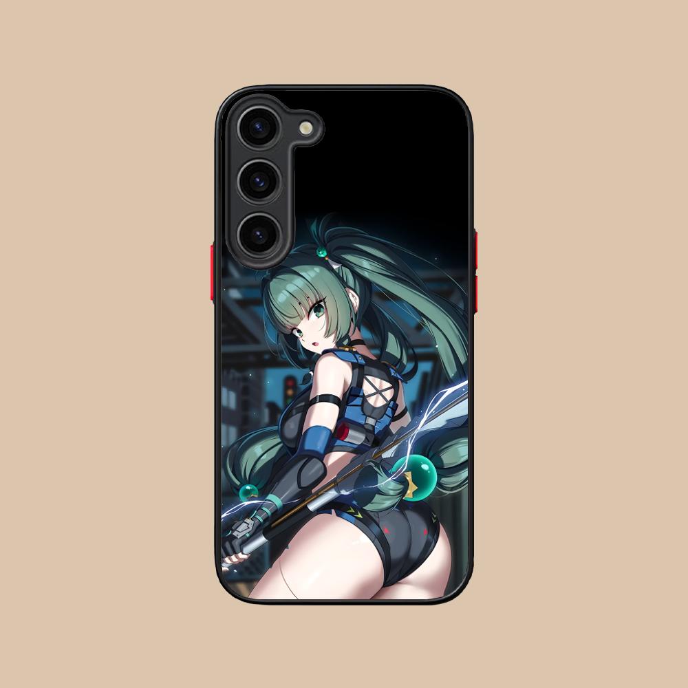 Zenless Zone Zero QingYi Phone Case for Samsung Galaxy S25 S24 S23 S22 S21 Plus FE Ultra Colorful Silicone Cover Luxury Cover