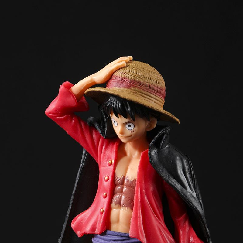 16Cm One Piece Figure Anime Cartoon Luffy Doll Toy Ornament Pvc Figurine Cute Collection Model Toys For Fans Birthday Gifts