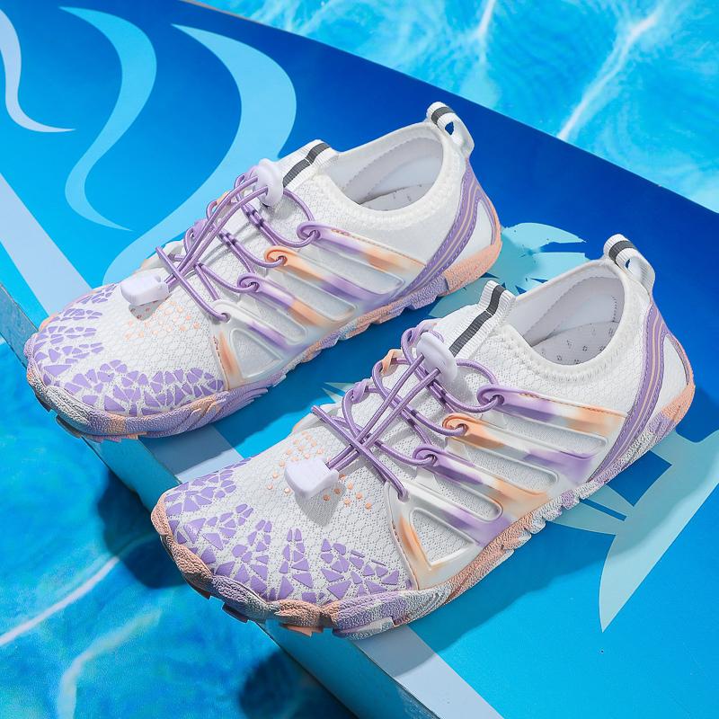 Mode Herren Damen Wasserschuhe Schnelltrocknende Wasserschuhe Atmungsaktiv Rutschfest Strandschuhe Fitnessstudio Wandern Schwimmen Watschuhe