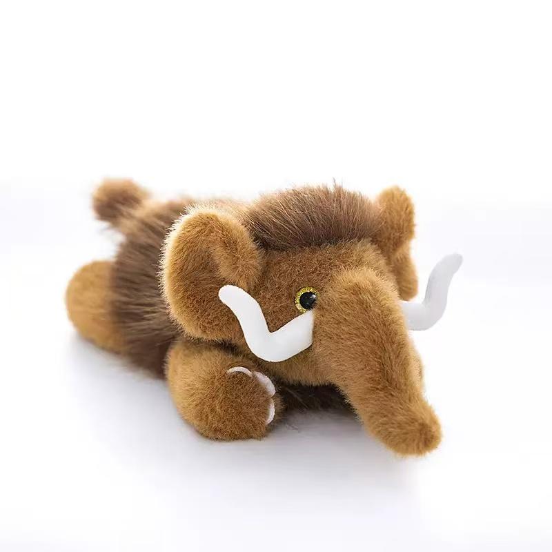 

20cm Cute Mammoth Doll Ice Age Plush Toys Soft Plush Toy Filled With Mammoth Fur Halloween Birthday Gift For Kids Birthday Gift 18cm белый