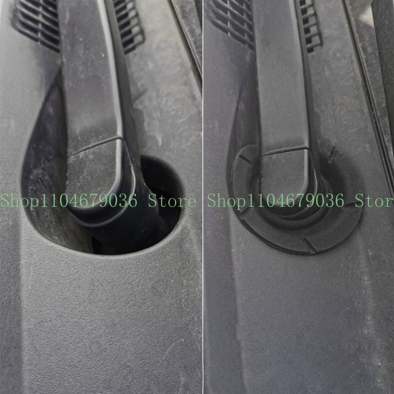 652F 2Pcs Silicone Car Wiper Hole Protective Cover Anti-wear Dustproof Windshield Wiper Arm Bottom Hole Protective for Case