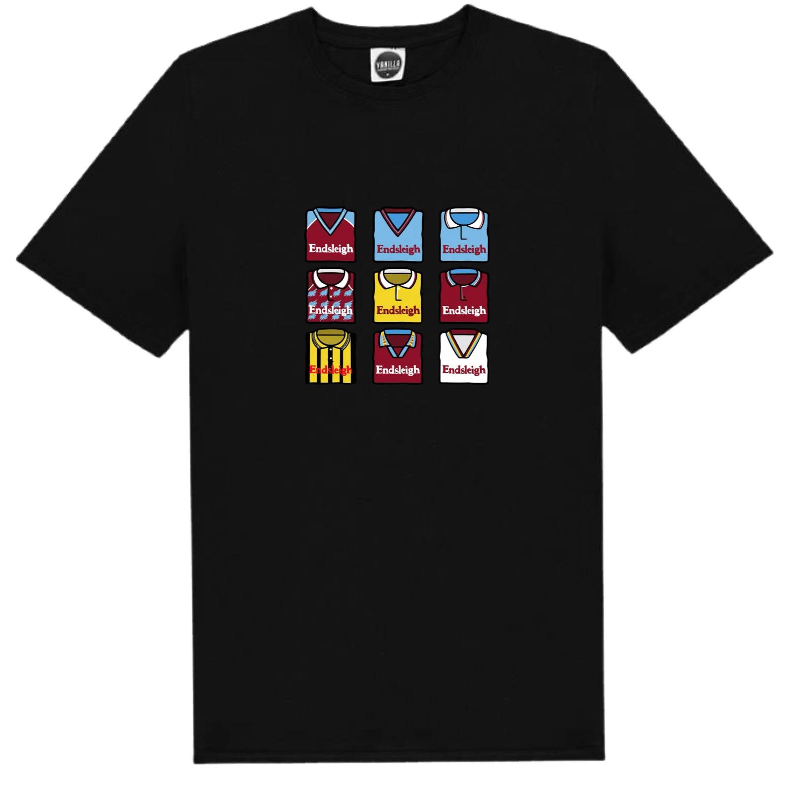 Burnley FC Shirts Of The Past Shirt Mix Style T-Shirt Fan Art L