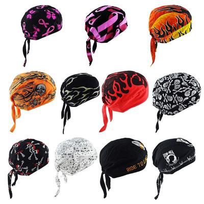 Unisex Motorrad Biker Skull Cap Beanie Hip Hop Dance Butterfly Print Bandana Hut Helm Kopfwickel