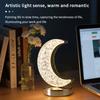Led Moon Star Tree Topper Light Decorative Night Light With Multiple Lighting Modes Christmas Tree Lamps Ornament For Festivals