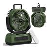 Camping Electric Fan COPPOR [120 Automatic Swing & Remote Control Included] 20000mAh Large Capacity 120 Automatic Swing 270 Vertical Adjustment
