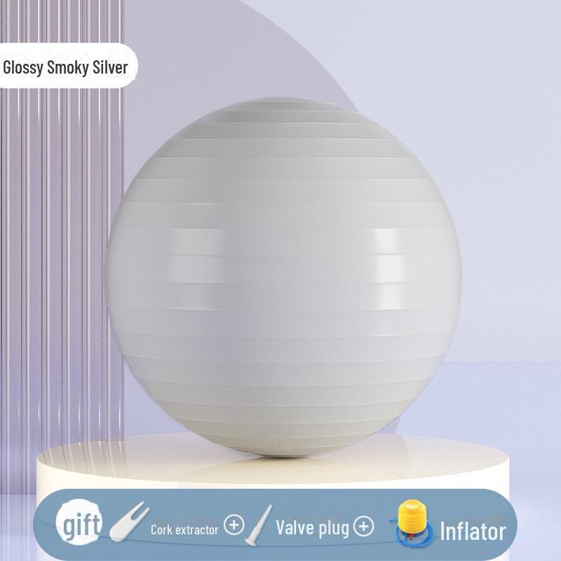Thickened PVC Yoga & Pilates Fitness Ball for Pregnancy, Midwifery, Kids' Sensory Training & Balance