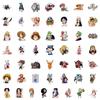 10/30/50pcs Cool Luffy Zoro Cartoon Stickers ONE PIECE Decals DIY Notebook Diary Stationery Waterproof Classic Anime Sticker Toy