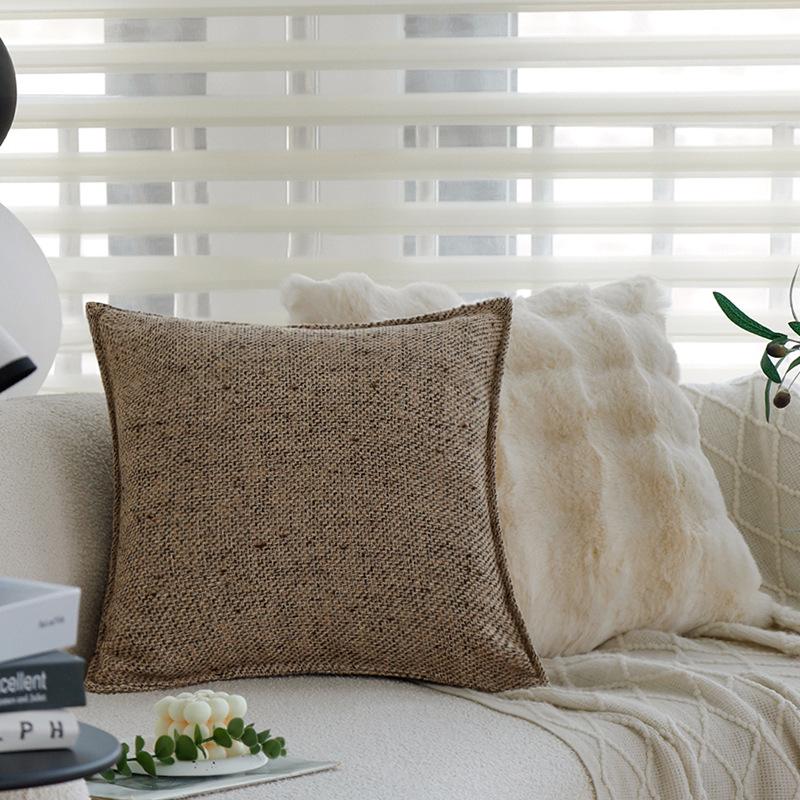 Cream Style Light Luxury Luxury Pillow Case Pillow Living Room Sofa Bedroom Bay Window Cushion Cushion Backrest