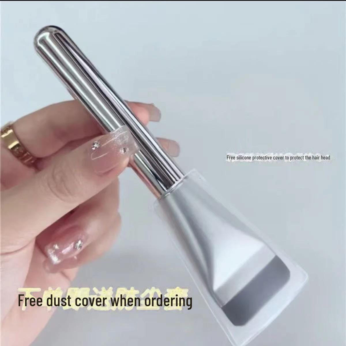 

Корейская плоская кисть Wkmake для нанесения жидкой основы под макияж One-piece