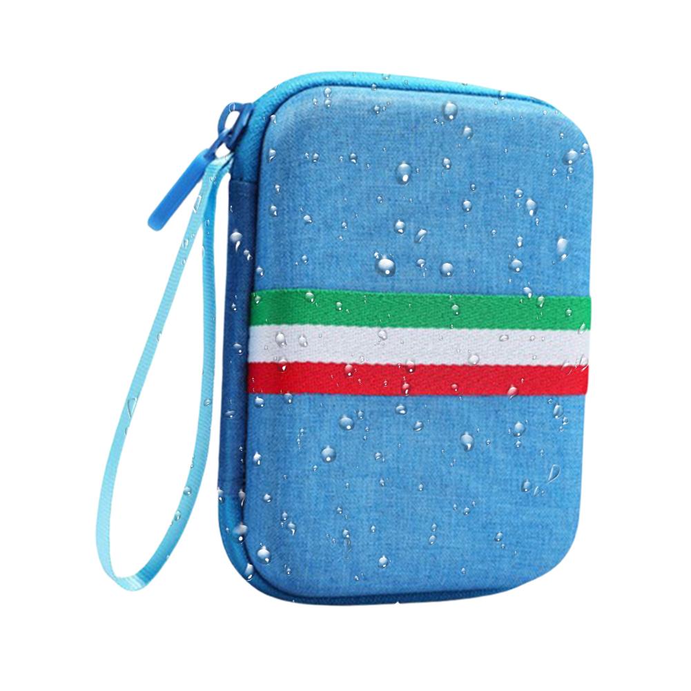 Protective Travel Case Shockproof Handbag Anti-Scratch Storage Case with Pocket for Anbernic RG35XX/RG35XX Plus/Miyoo Mini Plus