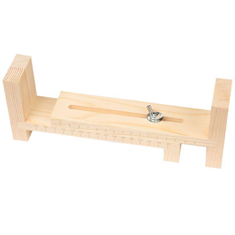Weaver Wooden Bracelet Weaving Frame - Handmade DIY Red String Lanyard Tool & Cord Fixer.