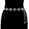 Adjustable Waist Chain Belt Bohemian Ethnic Style Belt Retro Sweater Chain  For Dresses