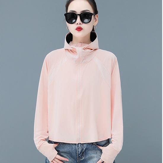 Solbeskyttende klær for kvinner om sommeren, UV-bestandig, langermet, ultratynn, allsidig sykkelbekledning, solbeskyttende klær, fritidsklær