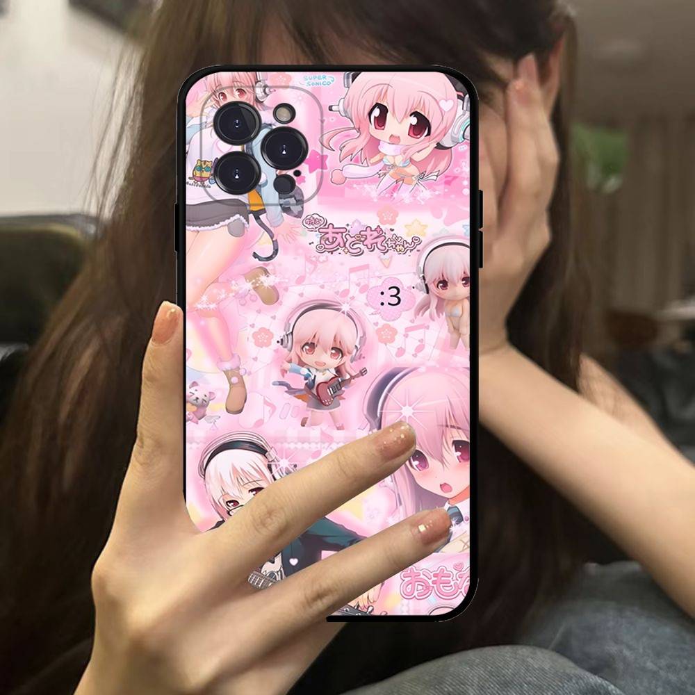 S-sUPER SONICO Phone Case For IPhone 17 Air 16 Pro Max 15 14 13 12 11 Mini Soft TPU Back Cover