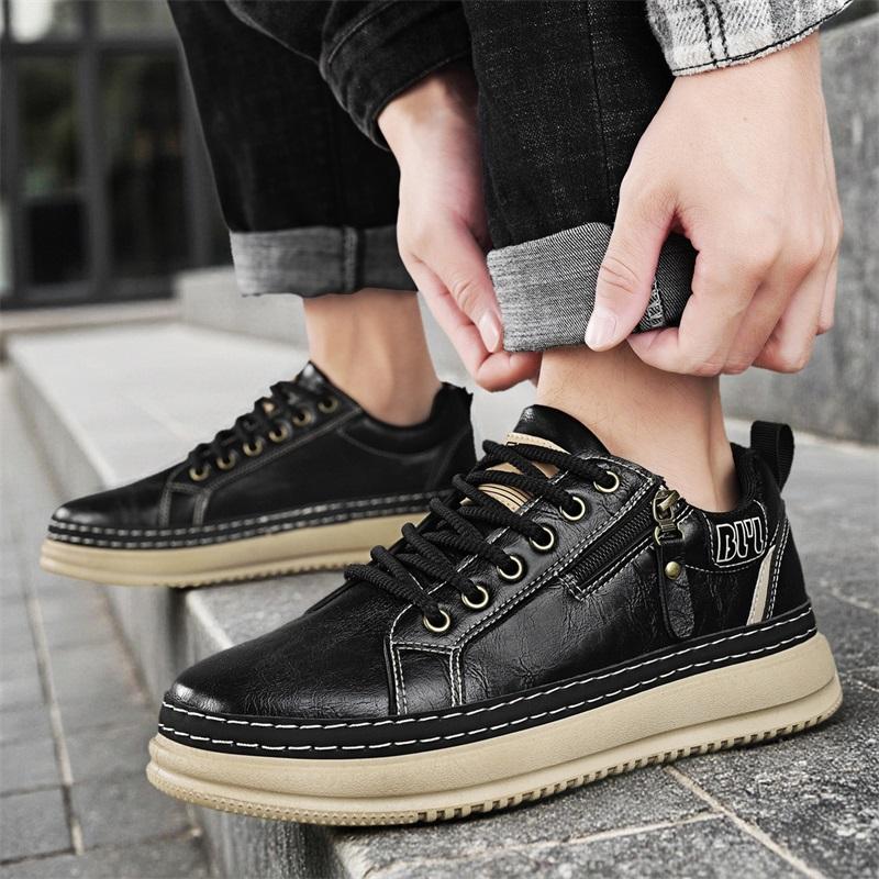 Low-top Thick-soled Men's Casual Sports Shoes Fashionable Trendy Versatile 2025 Autumn/Winter New Style Vintage Limited Edition