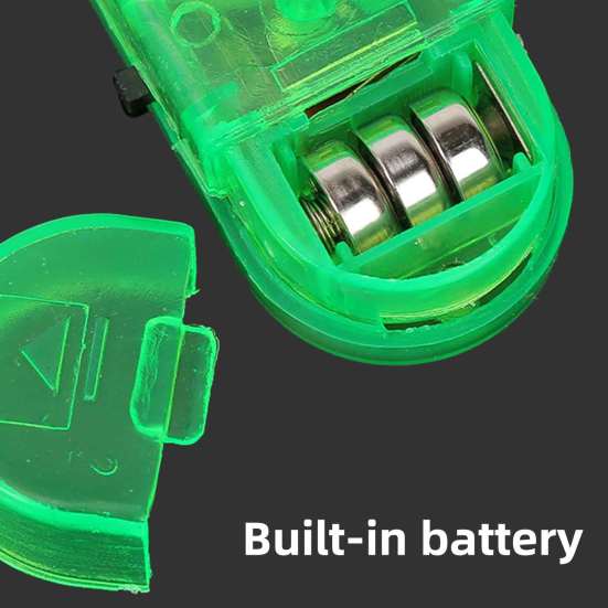 2Pcs Fishing Bite Alarm Lamp with Silicone Clip 80dB Night Fishing Rod Alert Light Sensitive Electronic Bite