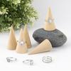 Storage Rack Ring Holder Wooden Ring Organizer Vintage Ring Display Stand  Crafts DIY