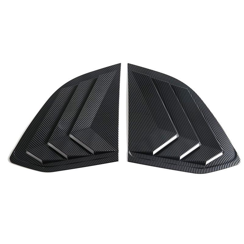 Rear Side Vent Window Scoop Louver Trim Cover Fit For Toyota Corolla Cross XG10 - 2026 Auto Accessories