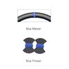 Black Faux Leather Car Steering Wheel Cover For Ford Mustang 2005 2006 2007 2008 20009 2010 2011 2012