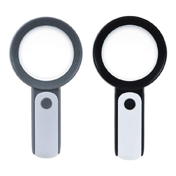 30x Magnifying Glasses with 18 LED lights Cold and Warm Light  Reading Glass