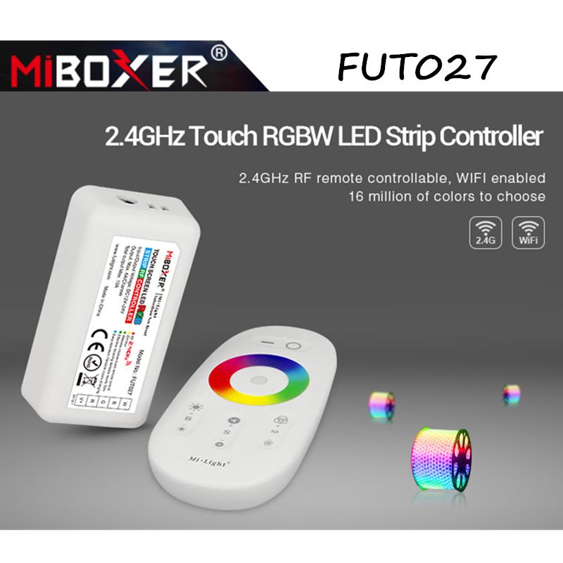 

Miboxer FUT020 FUT021 FUT022 FUT025 FUT027 FUT028 LED Strip Controller 2.4GHZ Touch RGB RGBW Dual White Single Color LED Dimmer