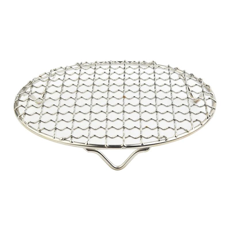Stainless Steel Round Bbq Net Grill Mesh Roast Nets Bacon Grill Tool Iron Nets Non-Stick Bbq Mat Grid Outdoor Barbecue Accessory