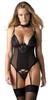 Obsessive - Sexy 3-Piece Donarella Set Black XS/S