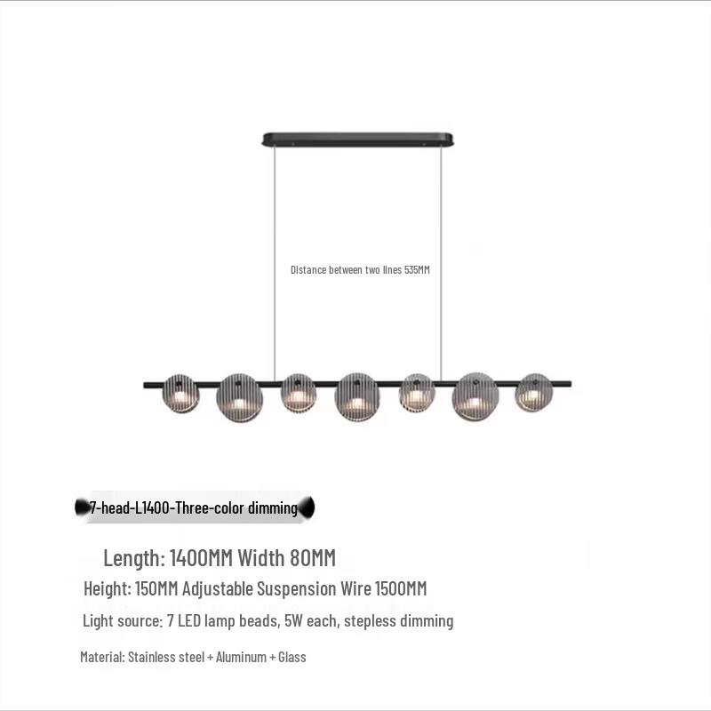 OEING Modern Glass Ring Living Room Lamp