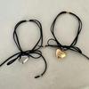 10 Pieces Sweet Heart Pendant Necklace and Earrings Peach Heart Pendant with Hole Heart Pendant for DIY Necklace Making