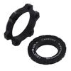 2 Piece Bicycle Centre Lock Adapter Black