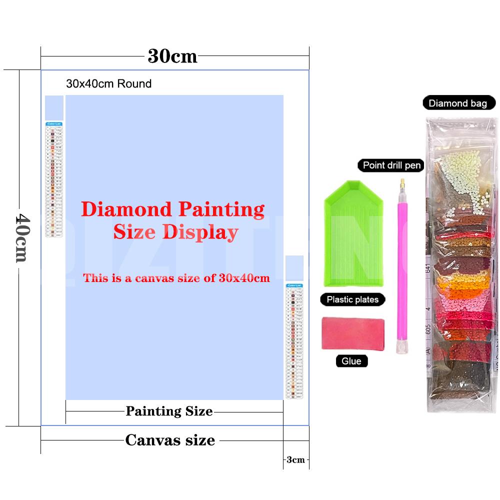DIY 5D Diamond Painting Pink Owl Full Round Diamond Embroidery Cartoon Animal Cross Stitch Set Art Home Decoration