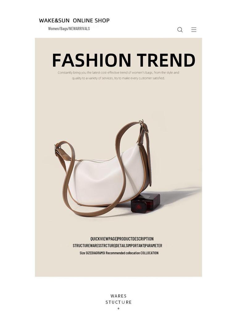 Damen High-End Modische Umhänge-Crossbody-Tasche mit großer Kapazität