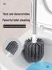 Wall-Mounted Toilet Cleaning Brush with Long Handle for Efficient Corner Cleaning