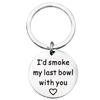 Unique Friendship Keyring Stainless Steel Key Chain Never Fades Or Breaks Birthday Christmas Gift