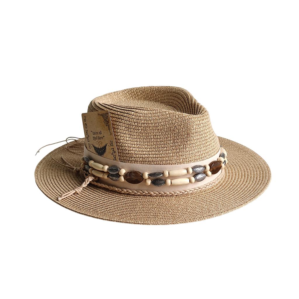 Color Blocking Wildleder Fedora Hüte für Damen Herren Großer Breiter Rand Klassischer Wildleder Panama Hut Western Partyhut Sombrero Rockero Mann